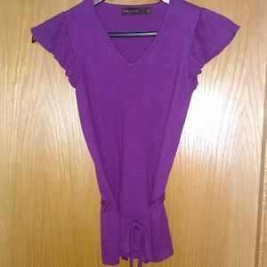 The Limited magenta sleeveless knit top size S